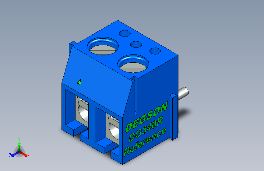 Y4508-接插件++degson-dg340-series-3-81mm-terminal-block-pack+SW+STP