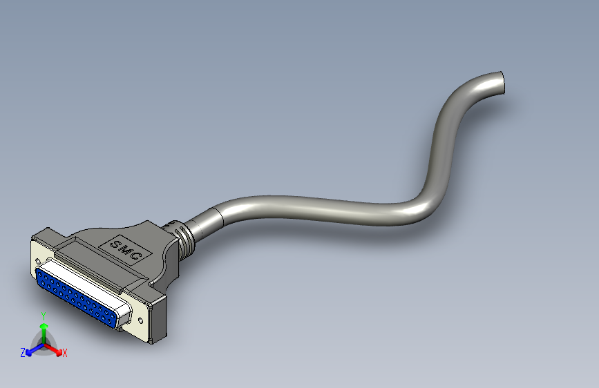 Y4520-接插件++d-sub-25-connector-cable-axt100-ds25+STP+SW+STL