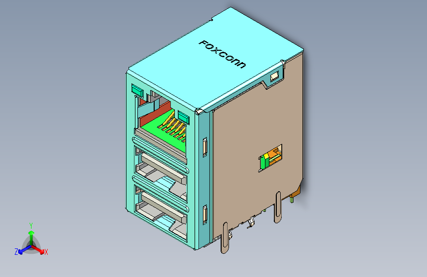 Y4523-接插件++dual-usb2-0-usb3-0-with-ps2-lan+SW+STP