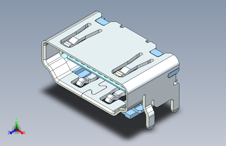 Y4531-接插件++fci-hdmi-right-angle-header-1+6+STP