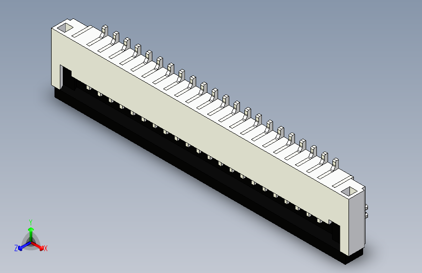 Y4535-接插件++ffc-fpc-flat-cable-connector-1-mm-pitch-1+2+STP+INV