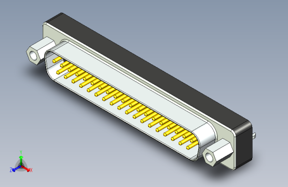 Y4551-接插件++harting-d-sub-connector-straight-1+2+STP