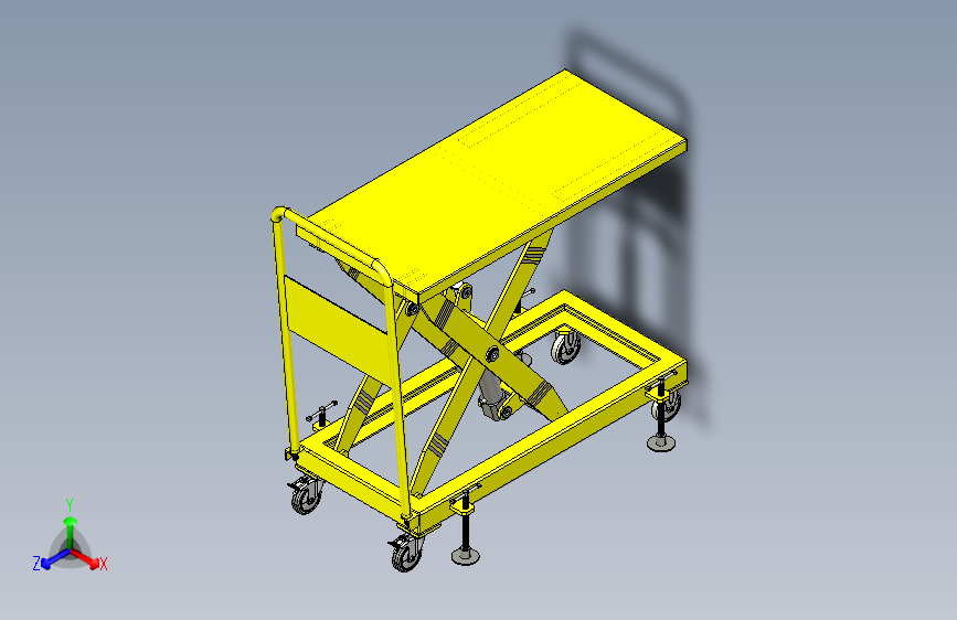 Y4608-剪式升降机+1000mm-lift-height-scissor-lift+300kg+IGS