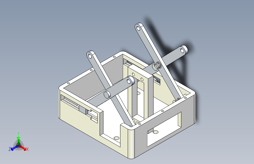 Y4623-剪式升降机+micro-servo-powered-platform-scissor-lift+SW