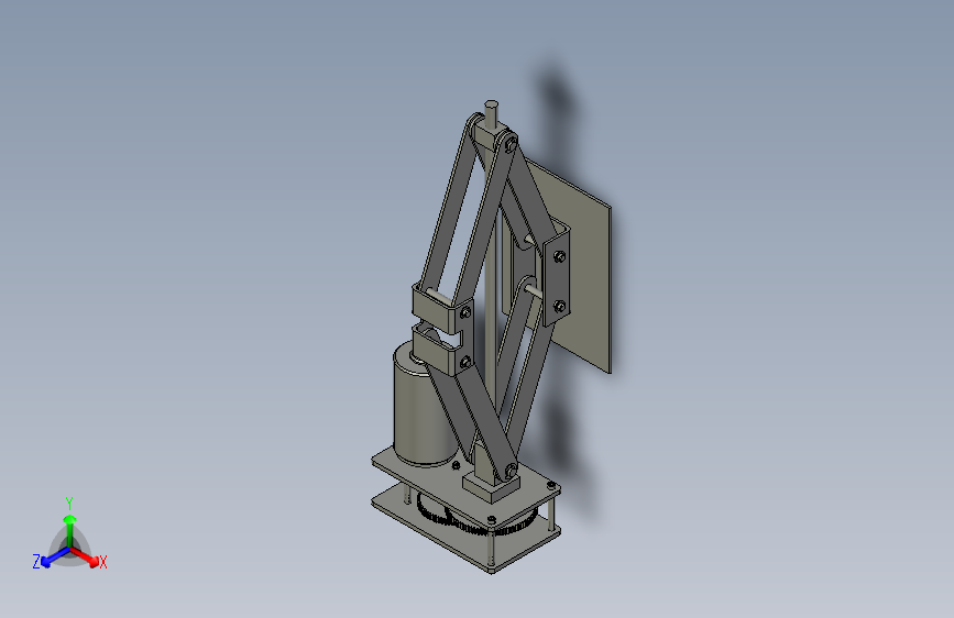 Y4632-剪式升降机+scissor-car-jack-3+STP