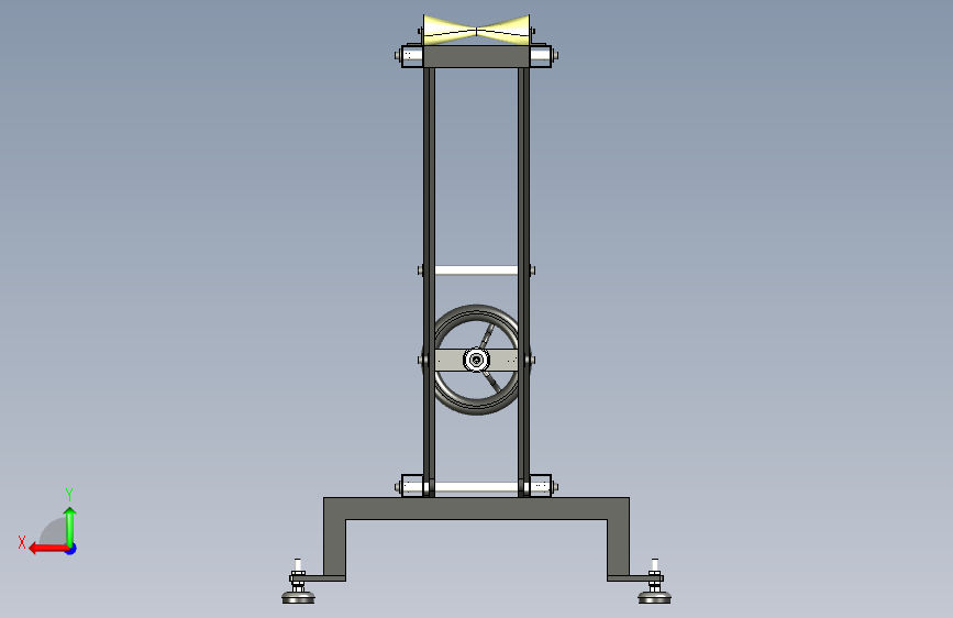 Y4642-剪式升降机+scissor-lift-27+ATASEVER+SW 背面视图