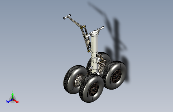 Y4669-飞机起落架++Landing+Gear+Project+STP