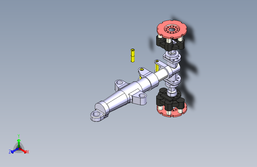 Y4690-飞机起落架++aircraft-landing-gear-1+CATIA