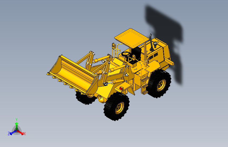 Y4706-铲车+++wheel+loader+-5+SW