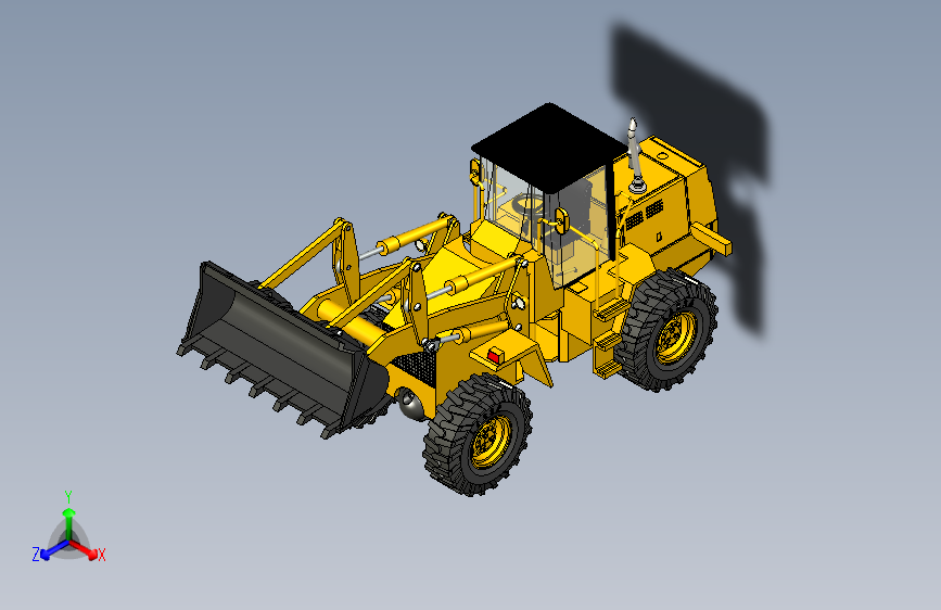 Y4708-铲车+++wheel+loader+-15+SW