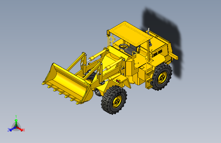 Y4710-铲车+++wheel+loader+-19+SW+二维