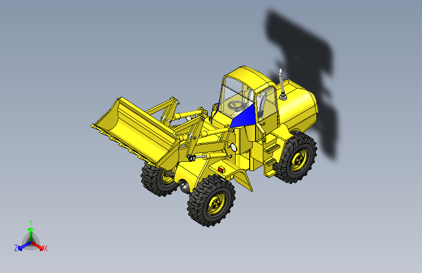 Y4714-铲车+++wheel+loader+Assembly+SW+STP