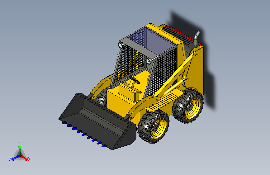 Y4731-铲车+++bobcat+assembly+-20+SW