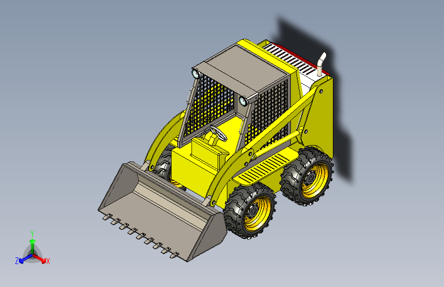 Y4732-铲车+++Bobcat+Loader+SW