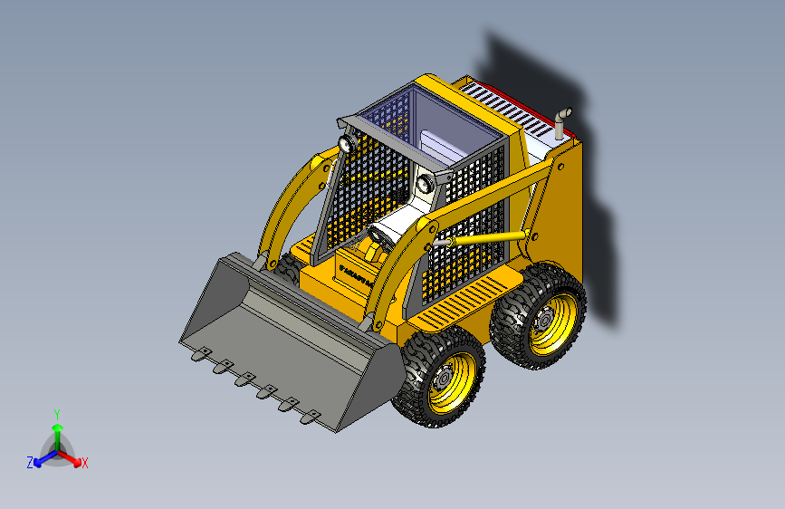 Y4738-铲车+++bobcat-loader-14+SW