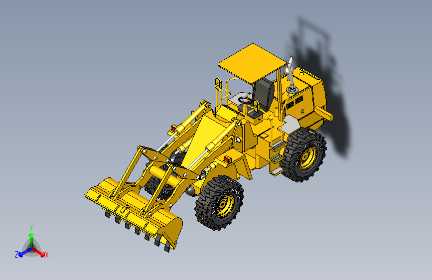 Y4740-铲车+++caterpillar+loader+SW