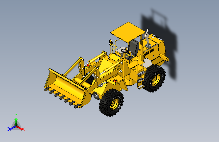 Y4743-铲车+++front-loader-2+SW