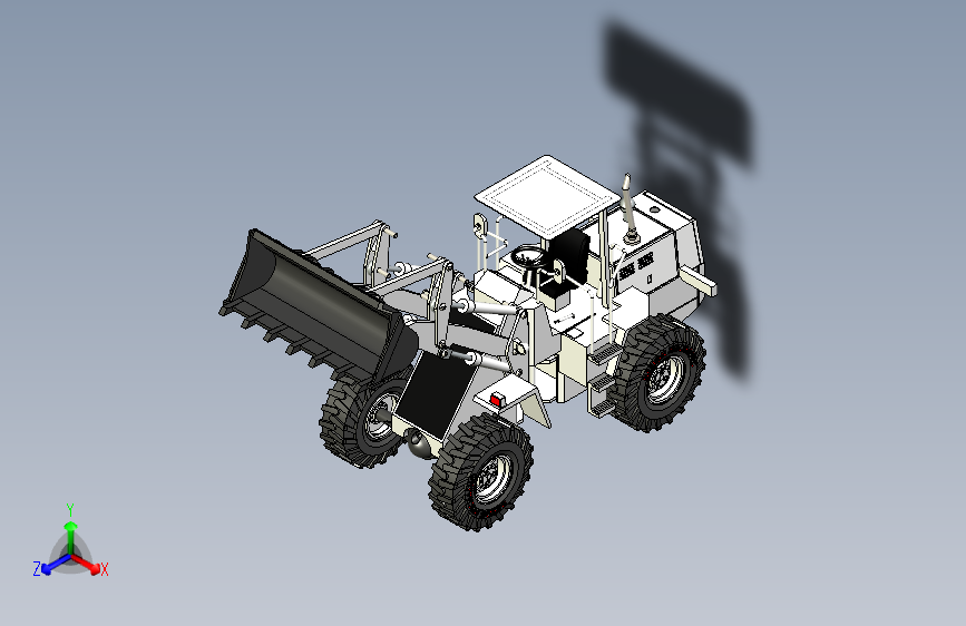 Y4744-铲车+++front-loader-3+SW
