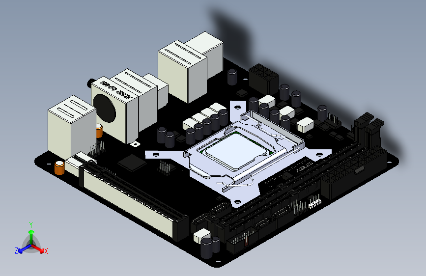 Y4759-电路板+主板+asus-rog-strix-h270i-gaming-mini-itx-motherboard+SW+STP