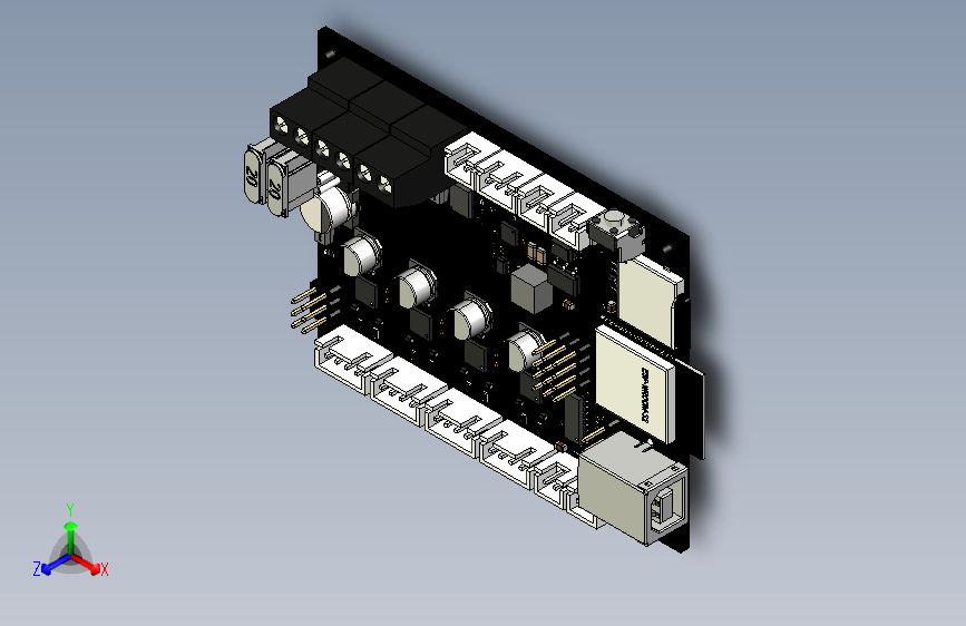 Y4795-电路板+主板+fysetc-e4-3d-printer-controller+STP