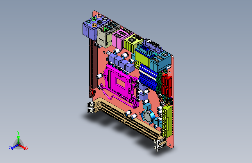Y4798-电路板+主板+gigabyte-ga-h55n-usb3-motheboard+CATIA+STP+IGS