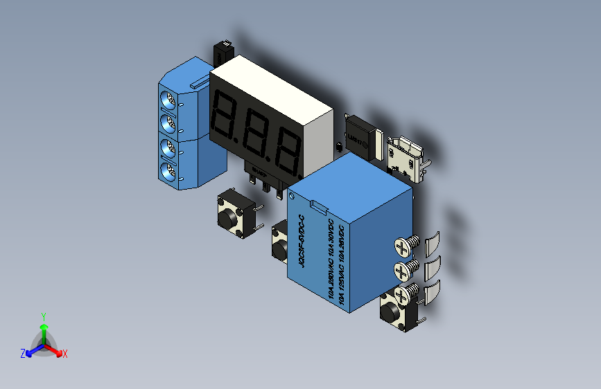Y4819-电路板+主板+modulo-programador-por-relevador-1+2+STP
