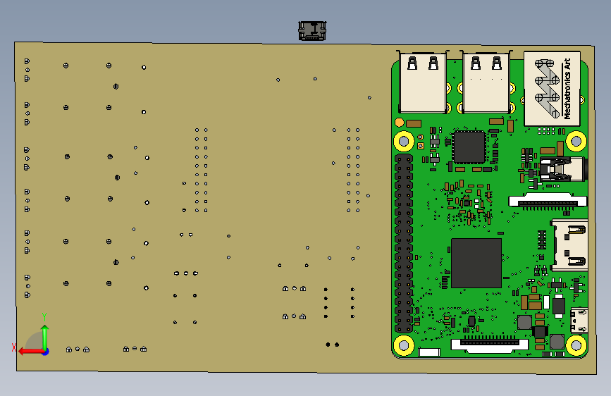 Y4855-电路板+主板+rasp-pi-and-tivac-shield-1+1+STP 背面视图
