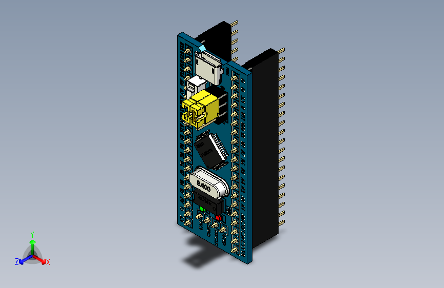 Y4863-电路板+主板+stm32-bluepill-2+64+STP