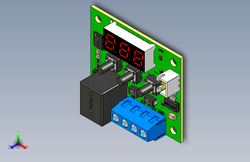 Y4871-电路板+主板+w1209-on-off-digital-thermostat-controller+SW+STP