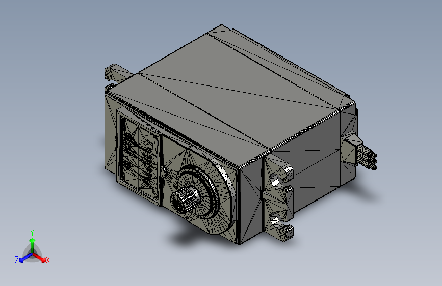 Y4918-舵机++mg995-servo-motor+STP+IGS+STL