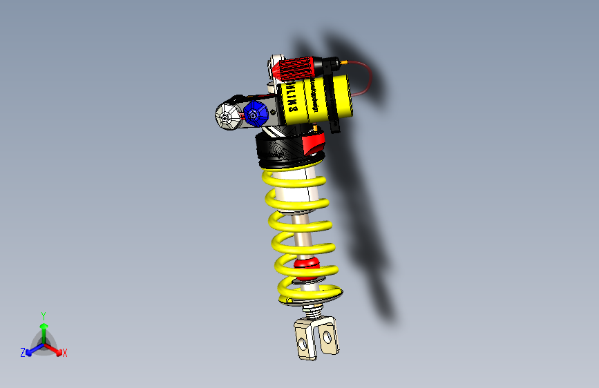 Y4970-减震器+++rear-shock-ohlins+SW