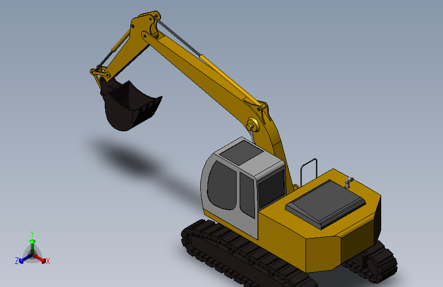 挖掘机模型