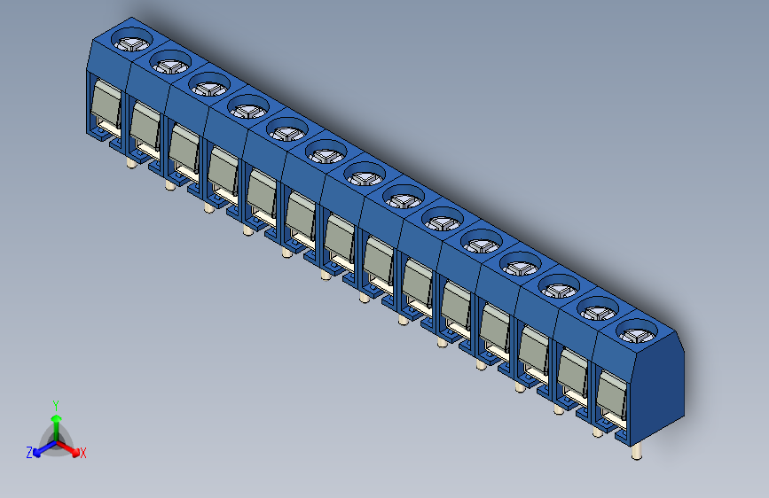 G00141-PCB+安装螺丝接线端子连接器
