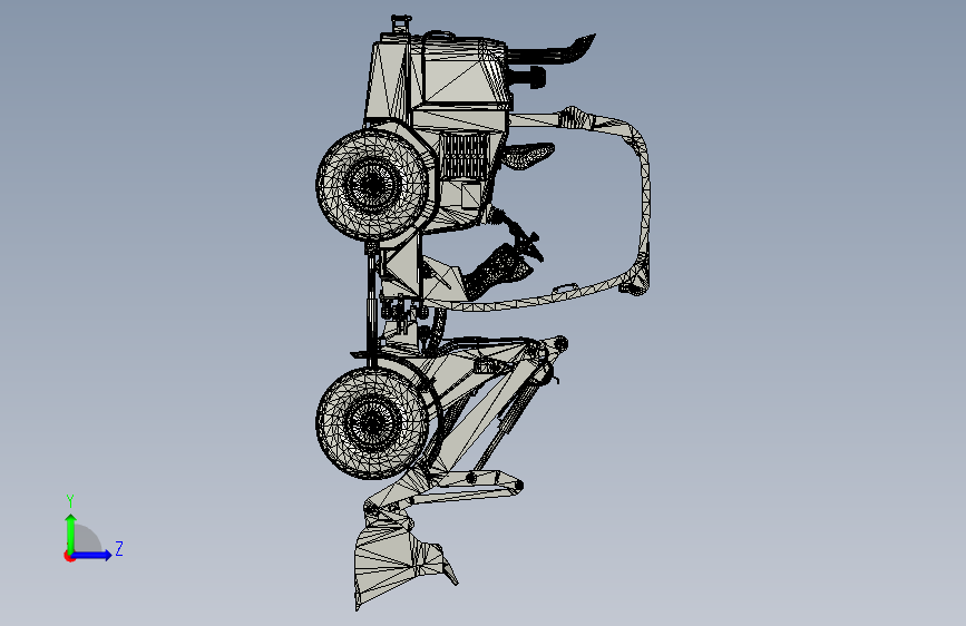 G00150-RE50+小型轮式装载机+3D+模型