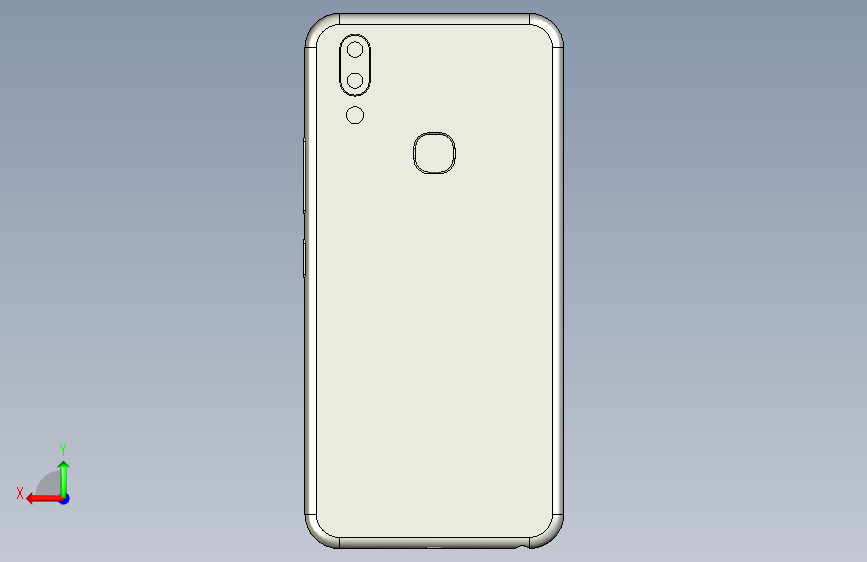 G00173-vivo+Y83+智能手机 背面视图