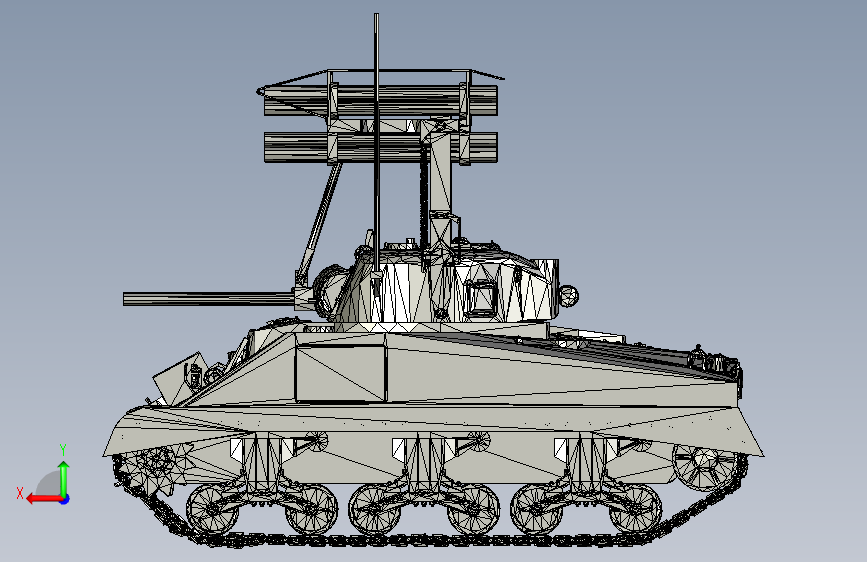 G00451-美国陆军+T34+Calliope+中型坦克