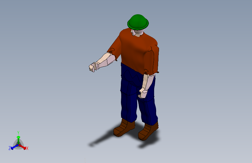 人物_SOLIDWORKS_模型下载 – 懒石网