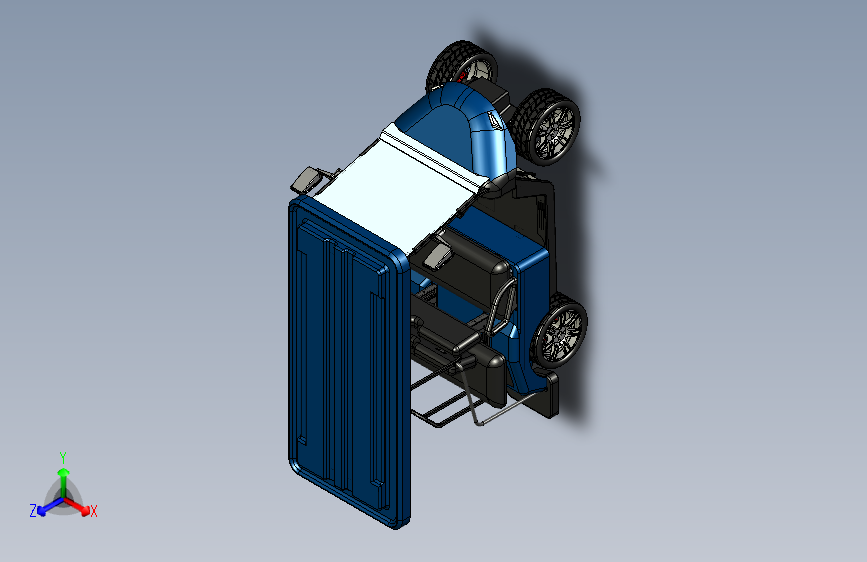 3D打印三轮车