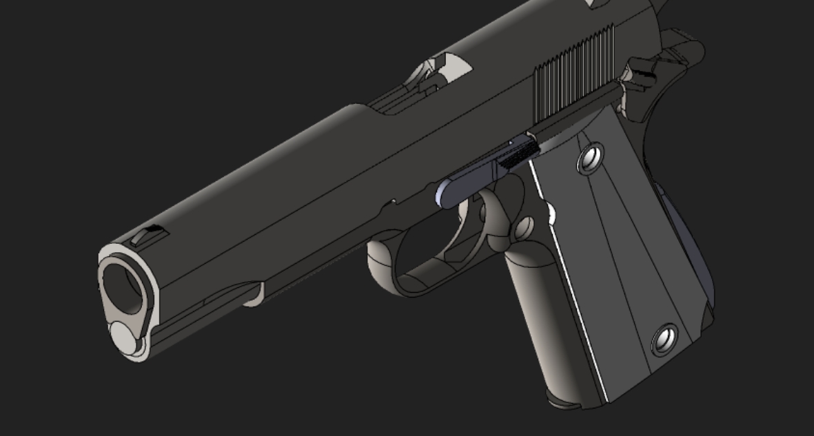 037-玩具枪-M1911-a1   SW