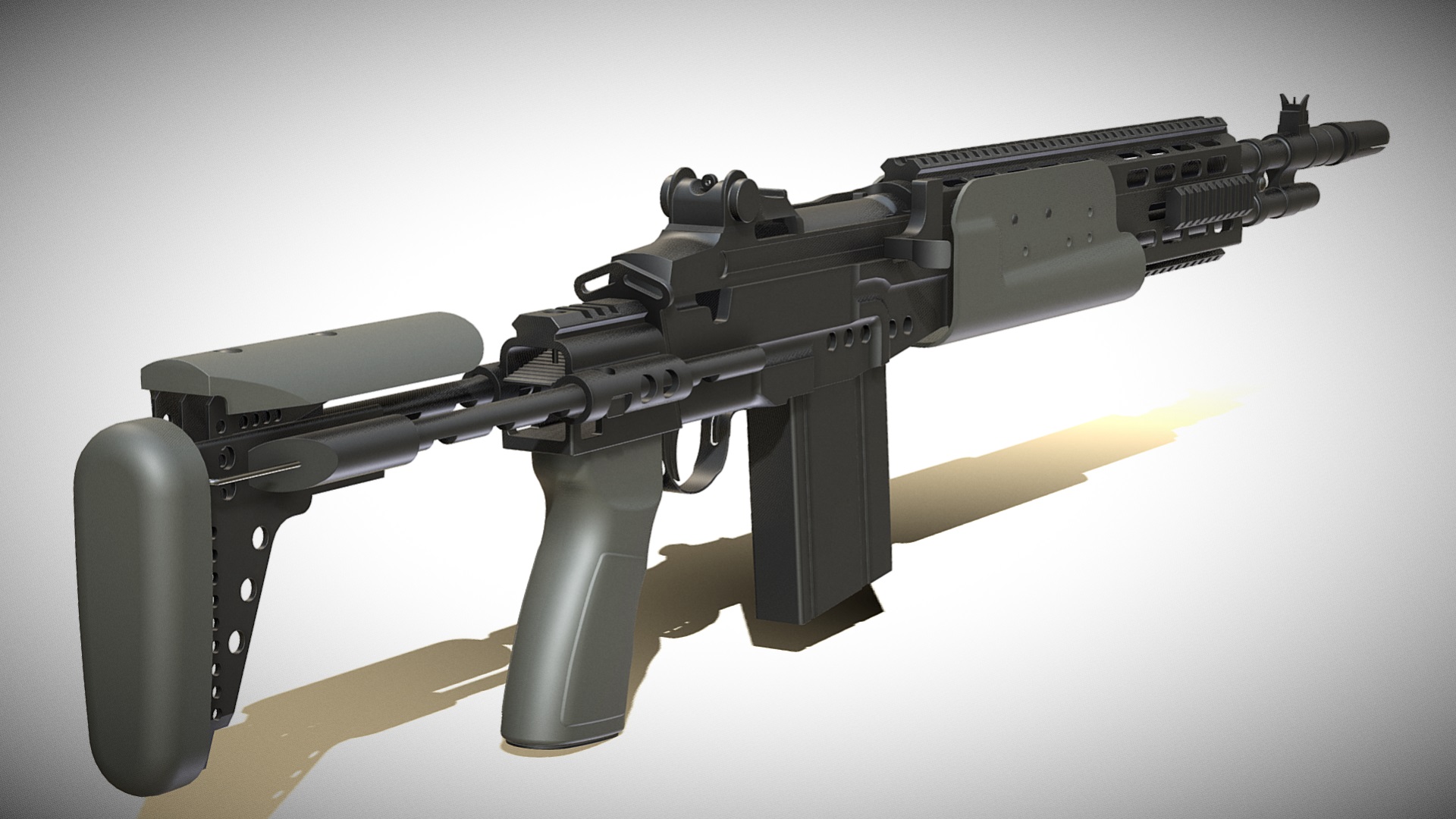 042-玩具枪-Mk14 增强型  STEP