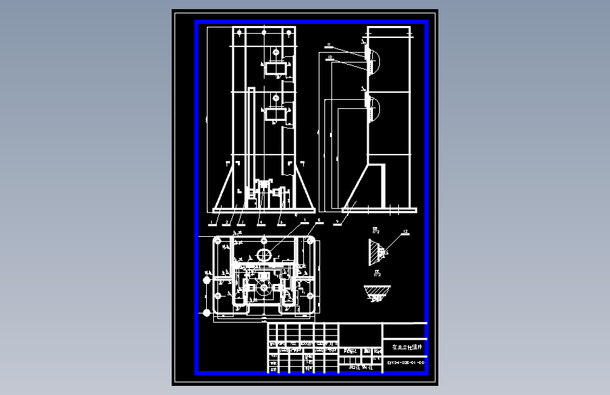 S1176-某大型水压机的驱动系统和控制系统(cad+说明书)