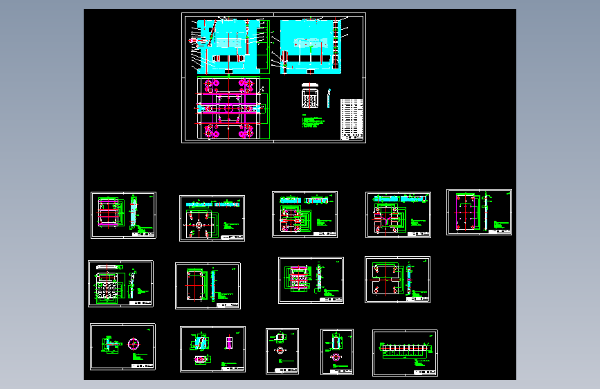 侧抽芯计算器外壳注塑模具设计【15张CAD图纸】