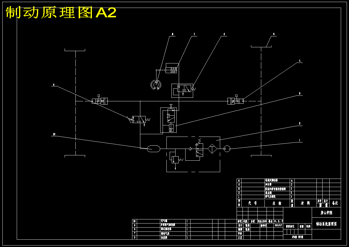 ZL50装载机制动系统设计(含9张CAD图纸)