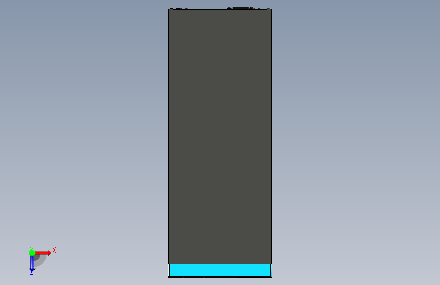 Y5017-笔记本+电脑+cpu-cabinet-4+INVENTOR+STP 俯视图