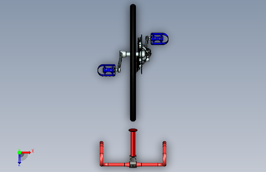 Y5083-自行车+blue-bird+STP