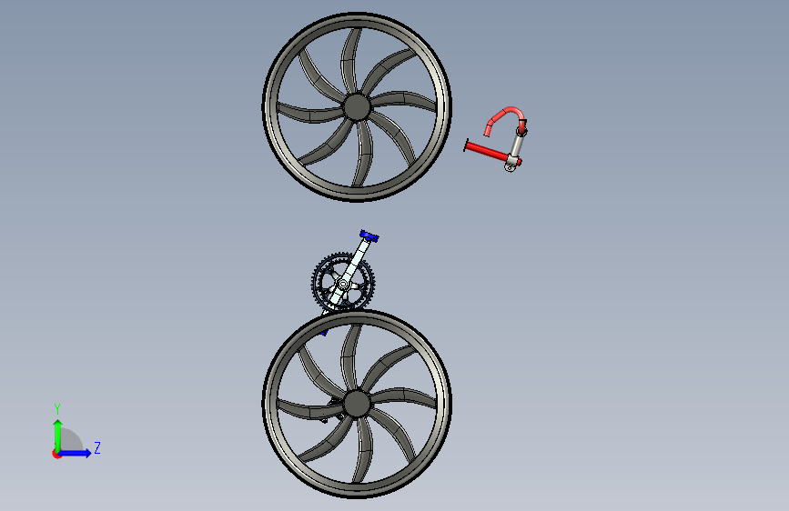 Y5083-自行车+blue-bird+STP