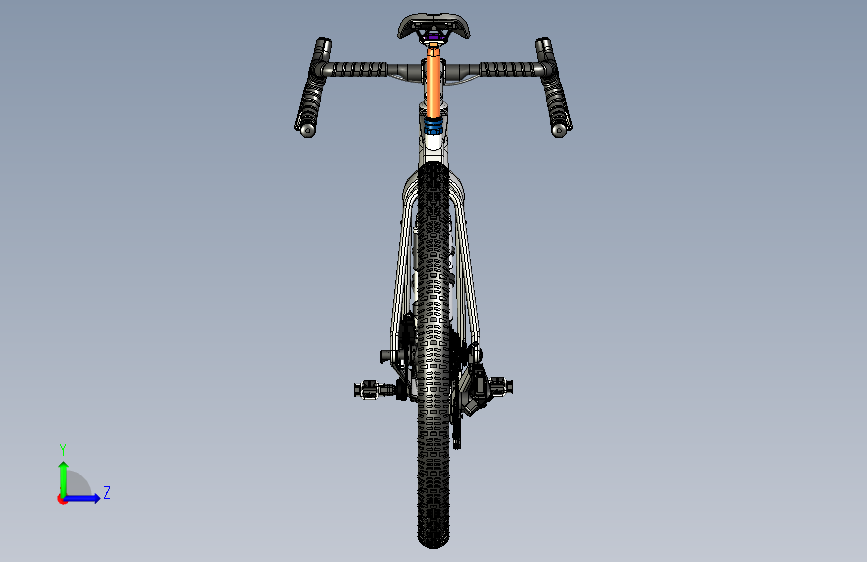 Y5108-自行车+gravel-bike+STP(2) 左侧视图