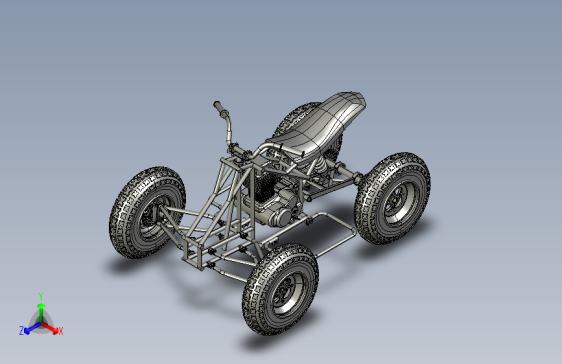 Y5122-自行车+quad-bike-assembly+STP