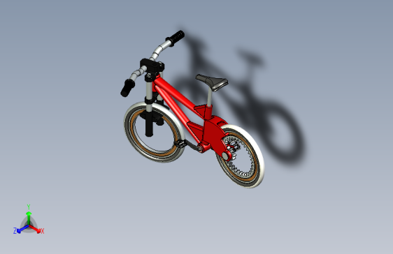 Y5173-自行车+3d-printable-mini-mountain-bike+SW+IGS+STL