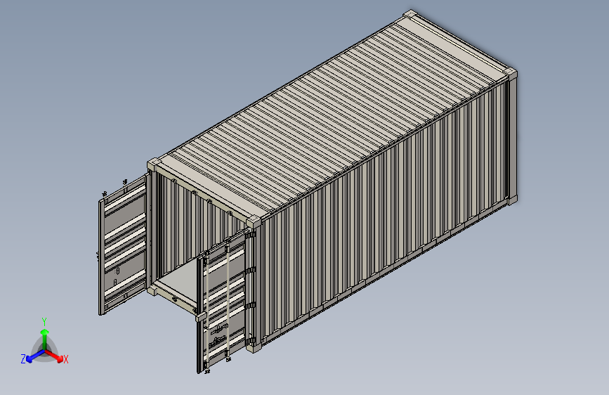 Y5200-集装箱++container-20f+SW